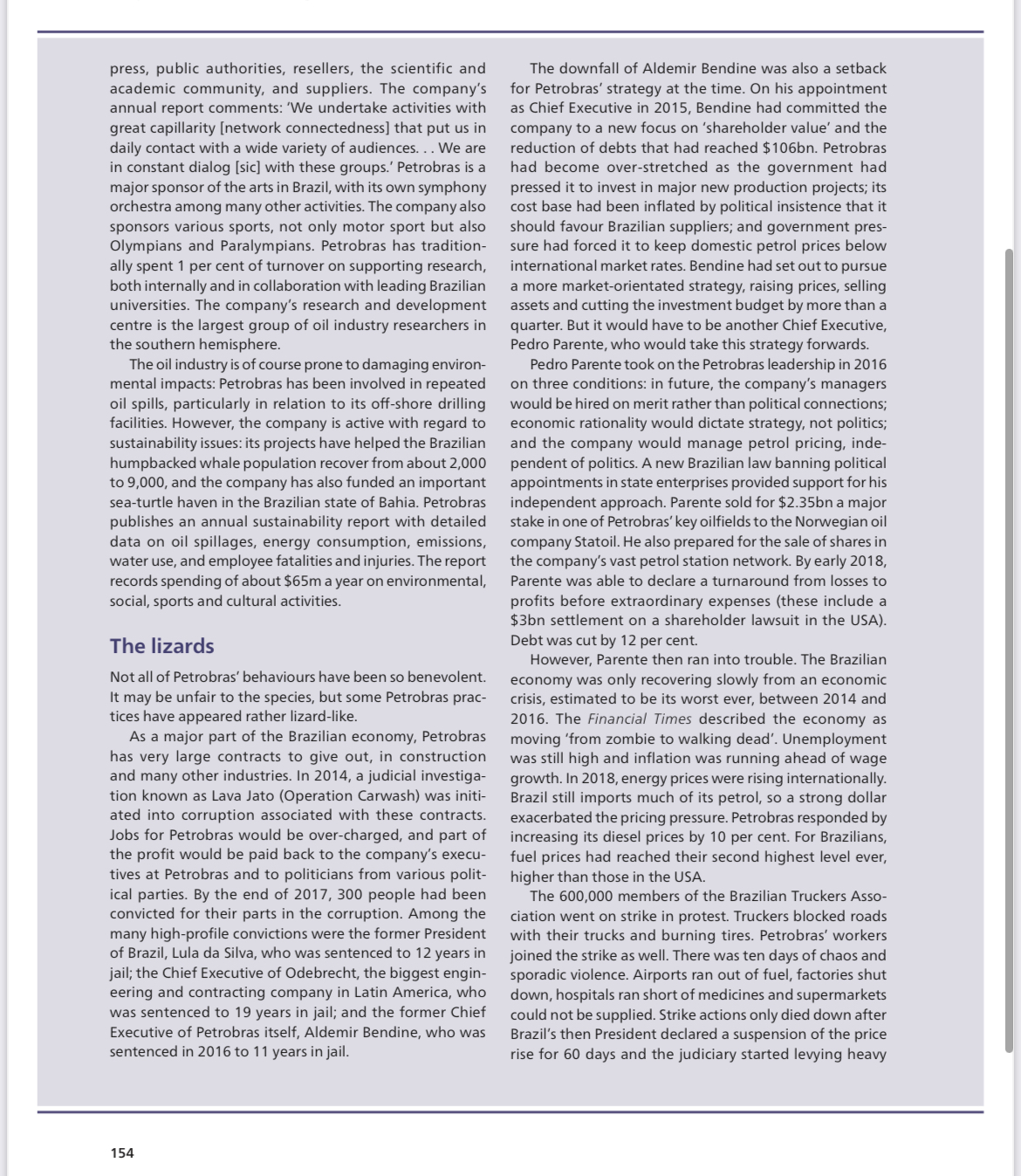 . its MBA 618 strategic managment please checkCase 2: Petrobrascase (5%)Identify at