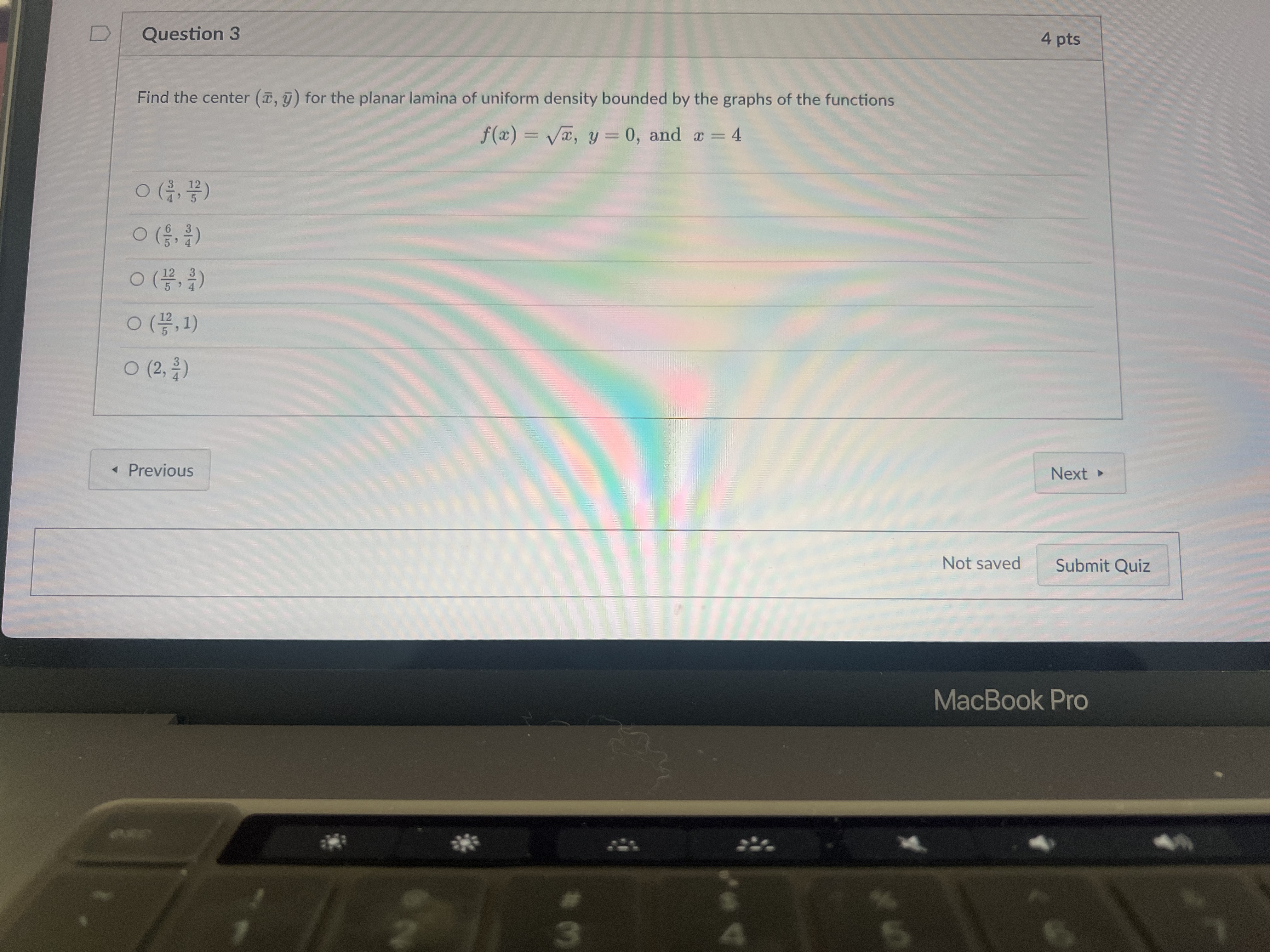 please help to answer the question. D Question 3 4 pts Find