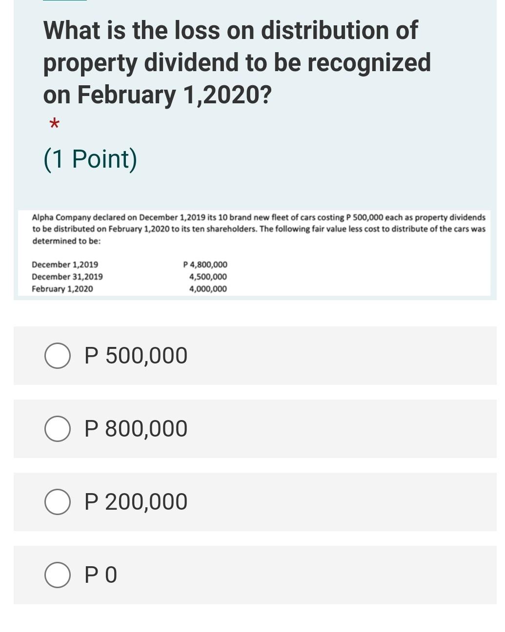 as compensation expense for 2021? * (1 Point) In order to boost