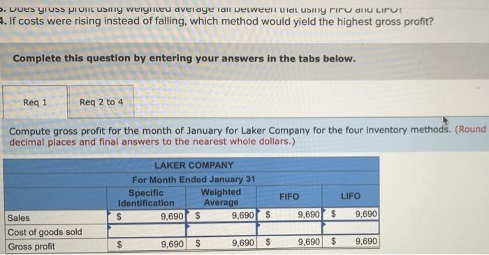 the Exercises 3-7 below. (Algo) (The following information applies to the questions