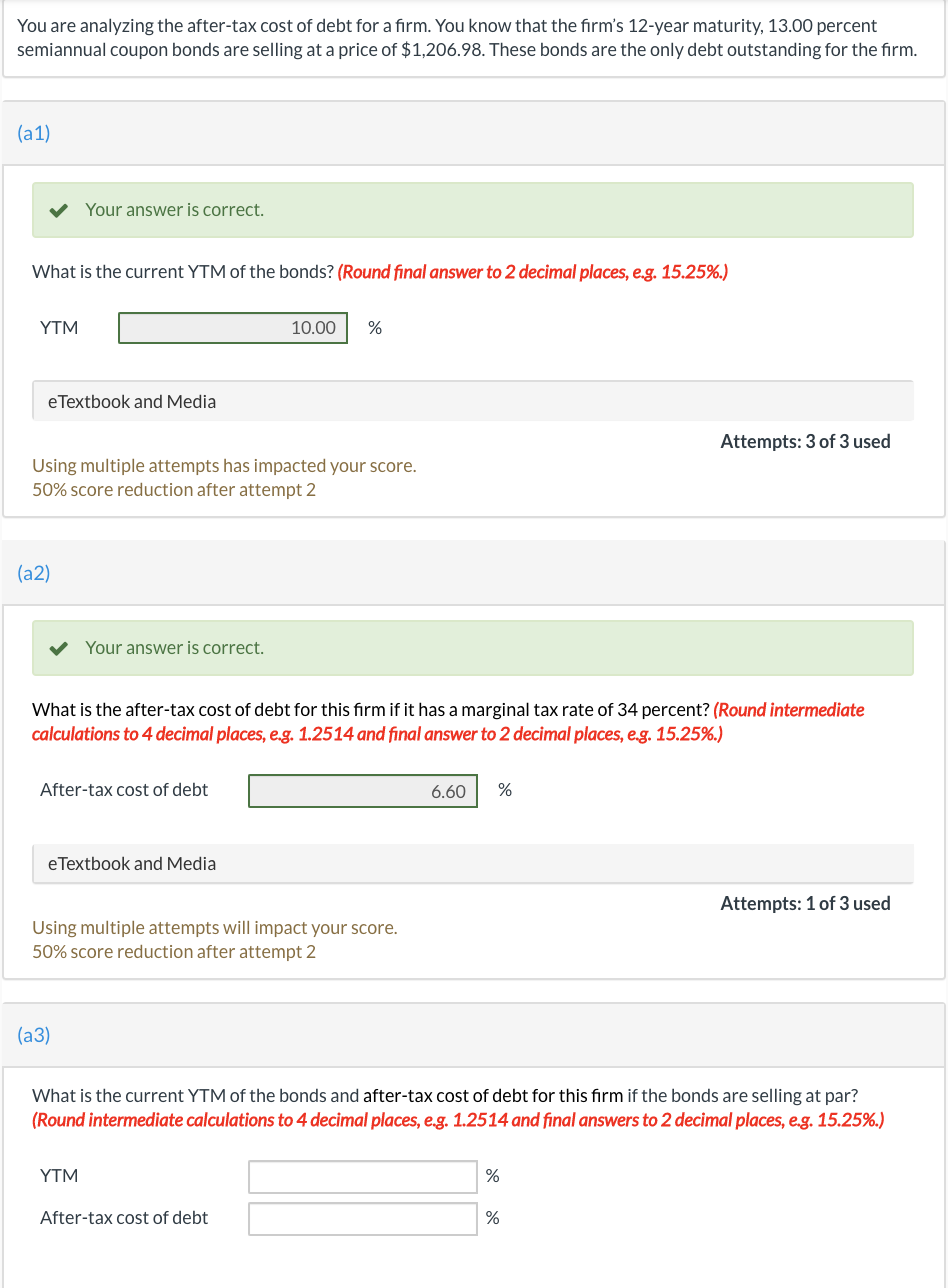 Please answer part a(3) - will rate thumbs up upon receiving correct