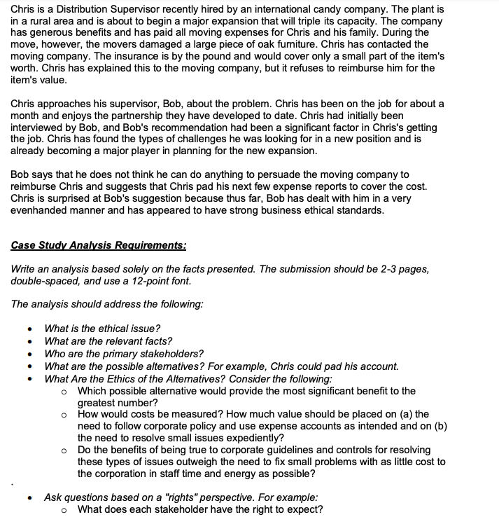  Please help answer the dark black bullets. This is the case