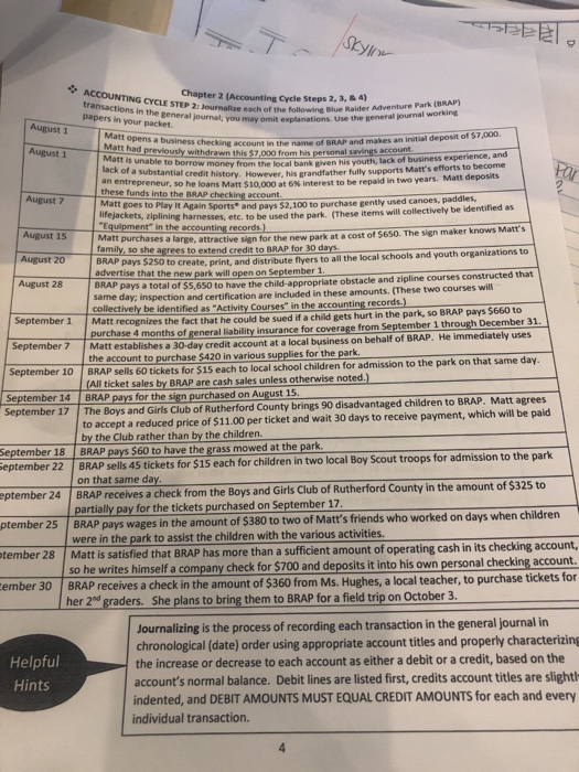statement, statement of owners equity, and a balance sheet from the adjusted