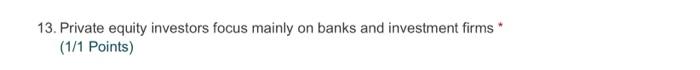 from rising interest rates * (1/1 Points) 10. Allocating stocks to preferred