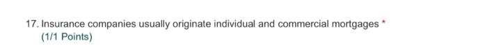 loans (1/1 Points) 13. Private equity investors focus mainly on banks and