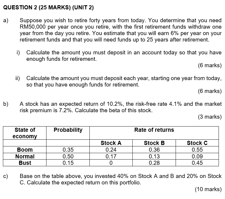 BBF302/05 FINANCIAL MANAGEMENT AND ANALYSIS Need full answer according to marks. QUESTION