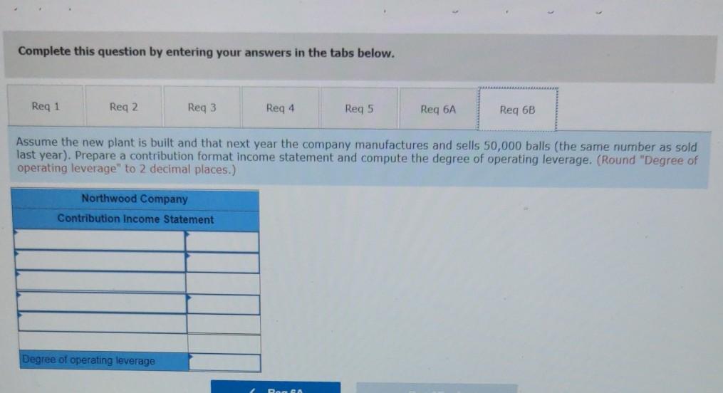 Fixed expenses Net operating income $1,250,000 750,000 500,000 320,000 180,000 Reg 1