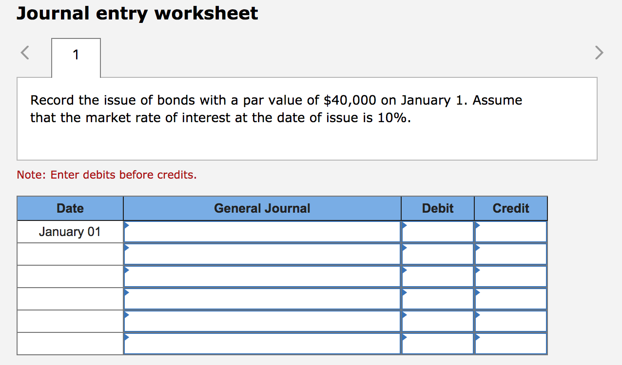 annual contract rate of 10%, and they mature in 10 years. (Table