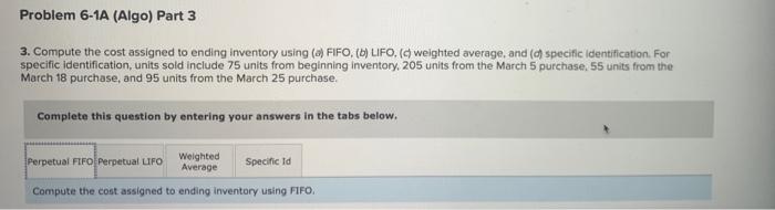 Perpetual: Alternative cost flows LO P1 [The following information applies to the