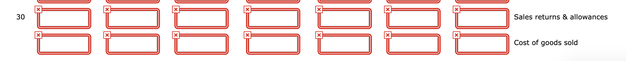 all of its customers. During the month of June, the following merchandising