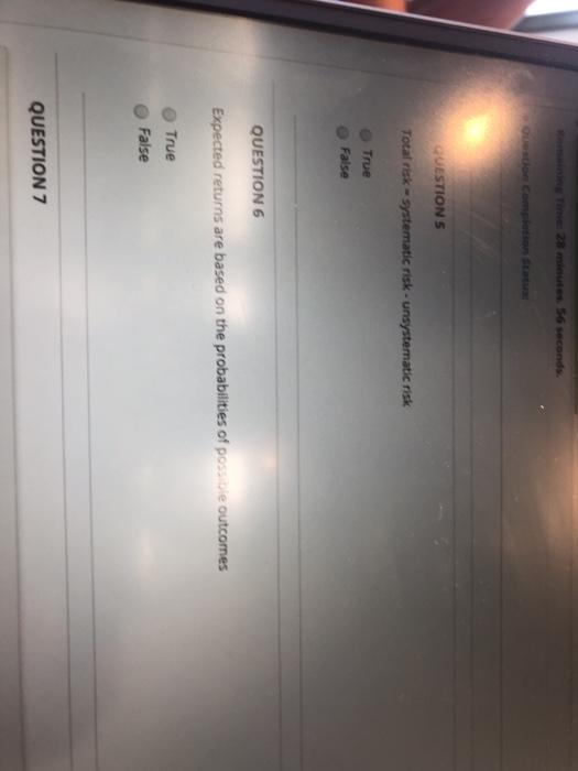 The unique risk is factors that affect a limited number of assets