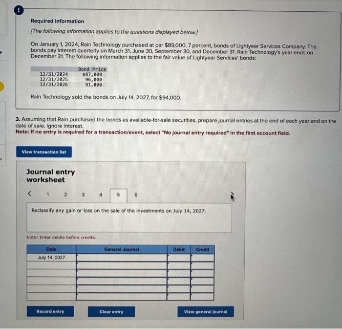 year ends on December 31. The following information applies to the fair