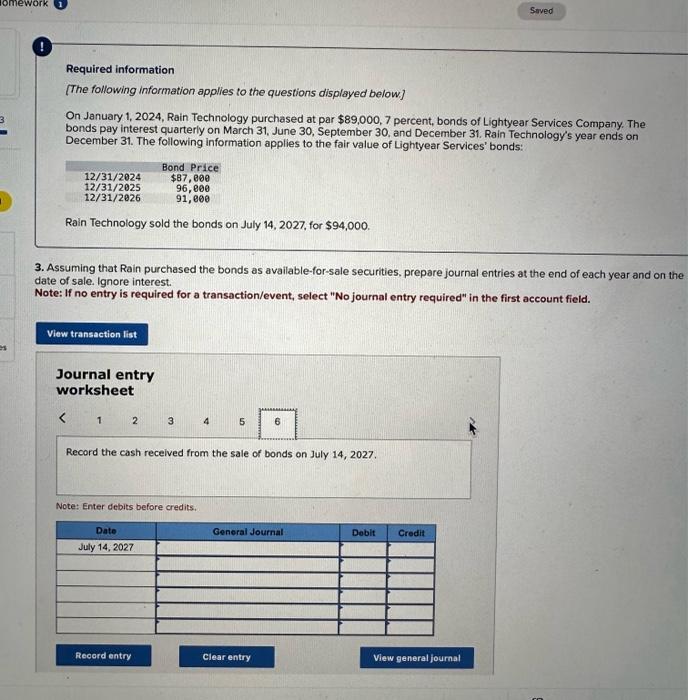 value of Lightyear Services' bonds: Rain Technology sold the bonds on July