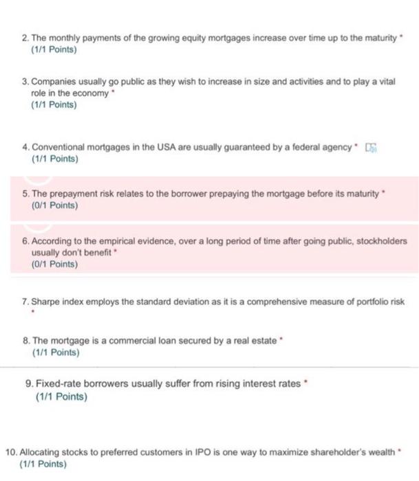 the growing morgenmade over time to the maturity (Pi) 3. Compare you