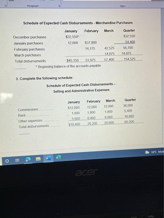 as of December 31 Cash $6,000 Accounts receivable $36,000 Inventory $9,800 Buildings