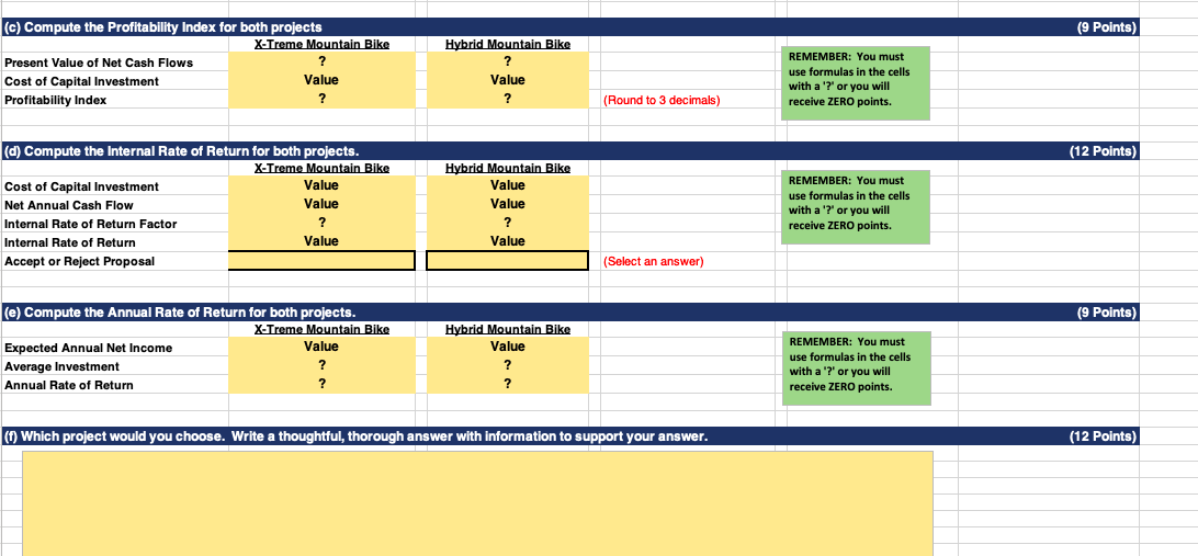 add a new line of bikes to its current lineup. The investments