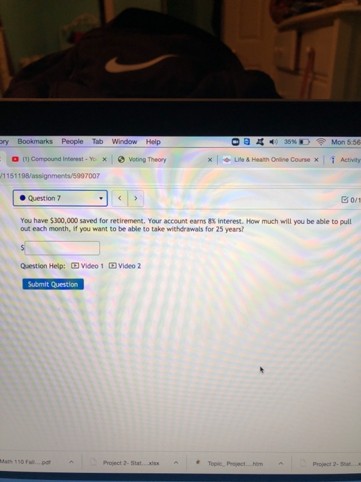  C ory Bookmarks People Tab Window Help B) 35%D Mon 5:56