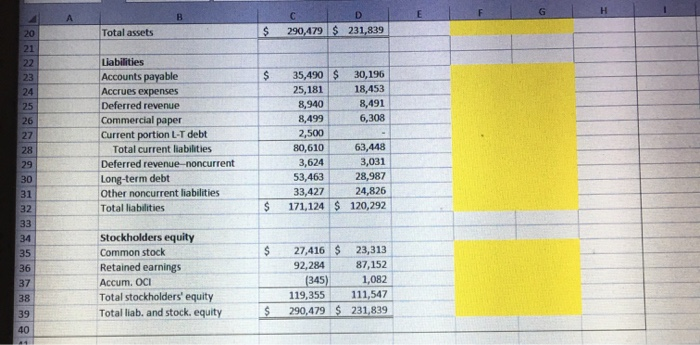 add the formulas with the answers. 116 X D IF G 4
