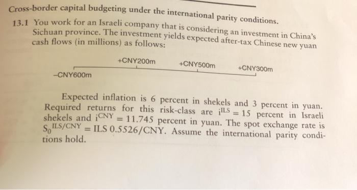 for 13.5 b, should the manager invest? Should the manager hesge the