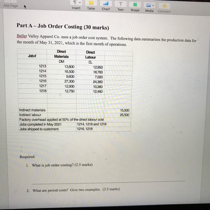  Add Page TT Insert T Text Table Chart Shape Media Comment