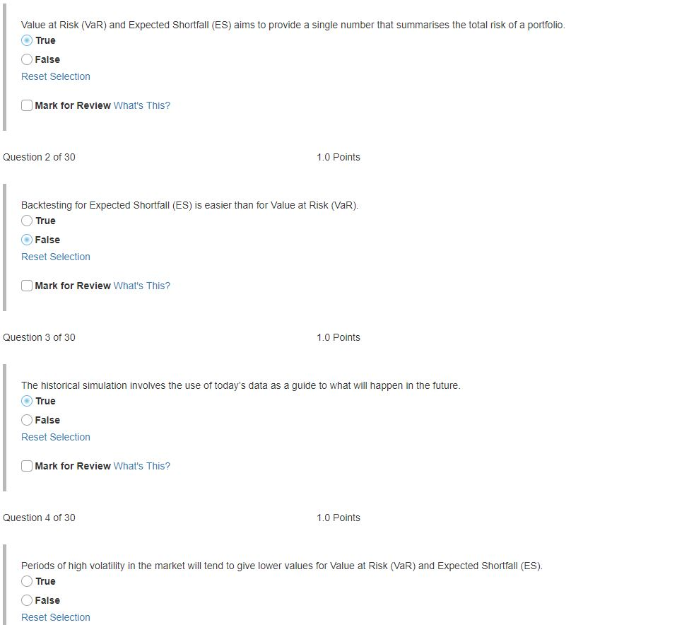  Value at Risk (VaR) and Expected Shortfall (ES) aims to provide