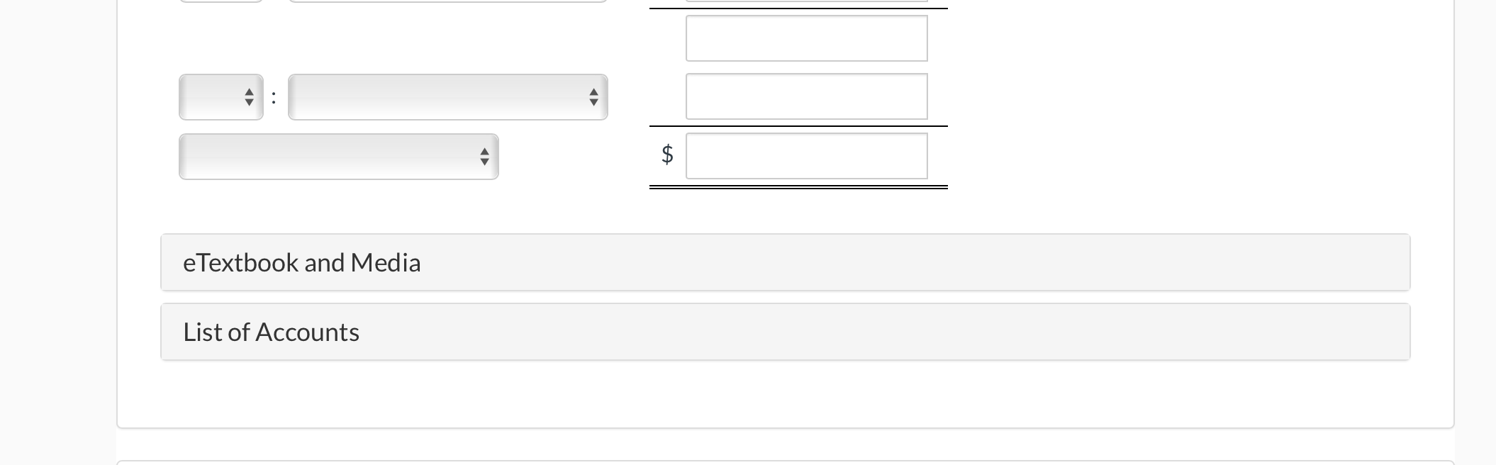 taken from the adjusted trial balance: Accounts payable Cash dividends-common Common shares