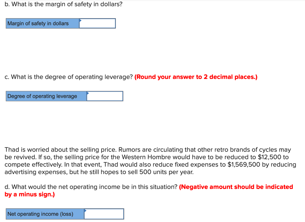 Unit sales 20,000 units 5 $ 40 per unit Selling price per