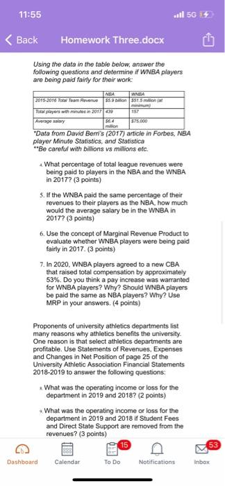 11255 < Back Homework Three. docx the data in tabk below; answer