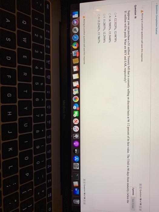  Question 18 Question Convpletion Status: Moving to another question will save