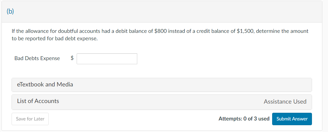  Current Attempt in Progress Kingston Co. uses the percentage-of-receivables basis to