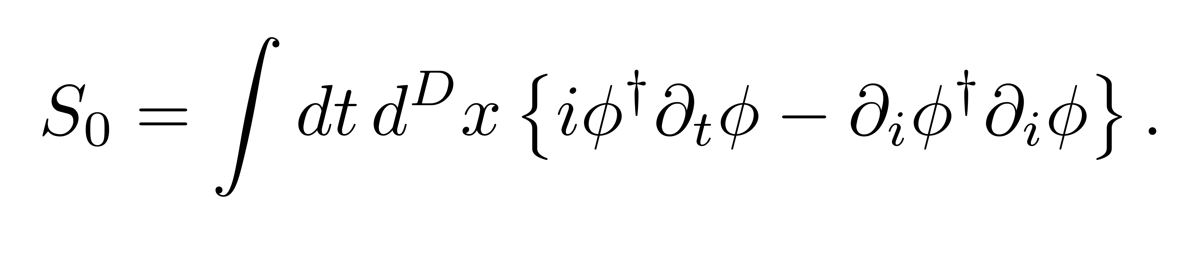 a non-relativistic complex scalar field ?(t, x^i) in D+1 spacetime dimensions, without