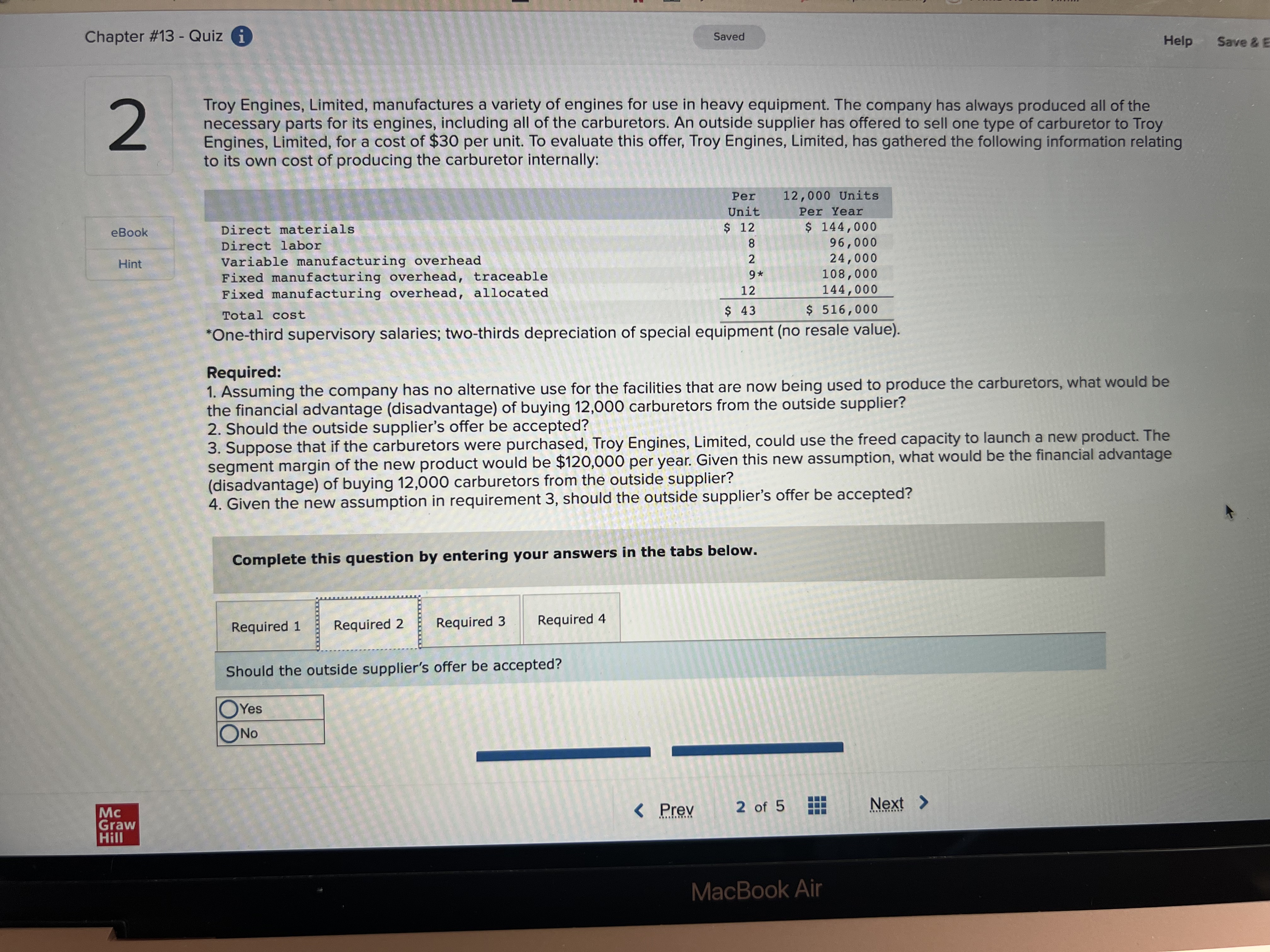 Save & Exit Subm 2 Troy Engines, Limited, manufactures a variety of