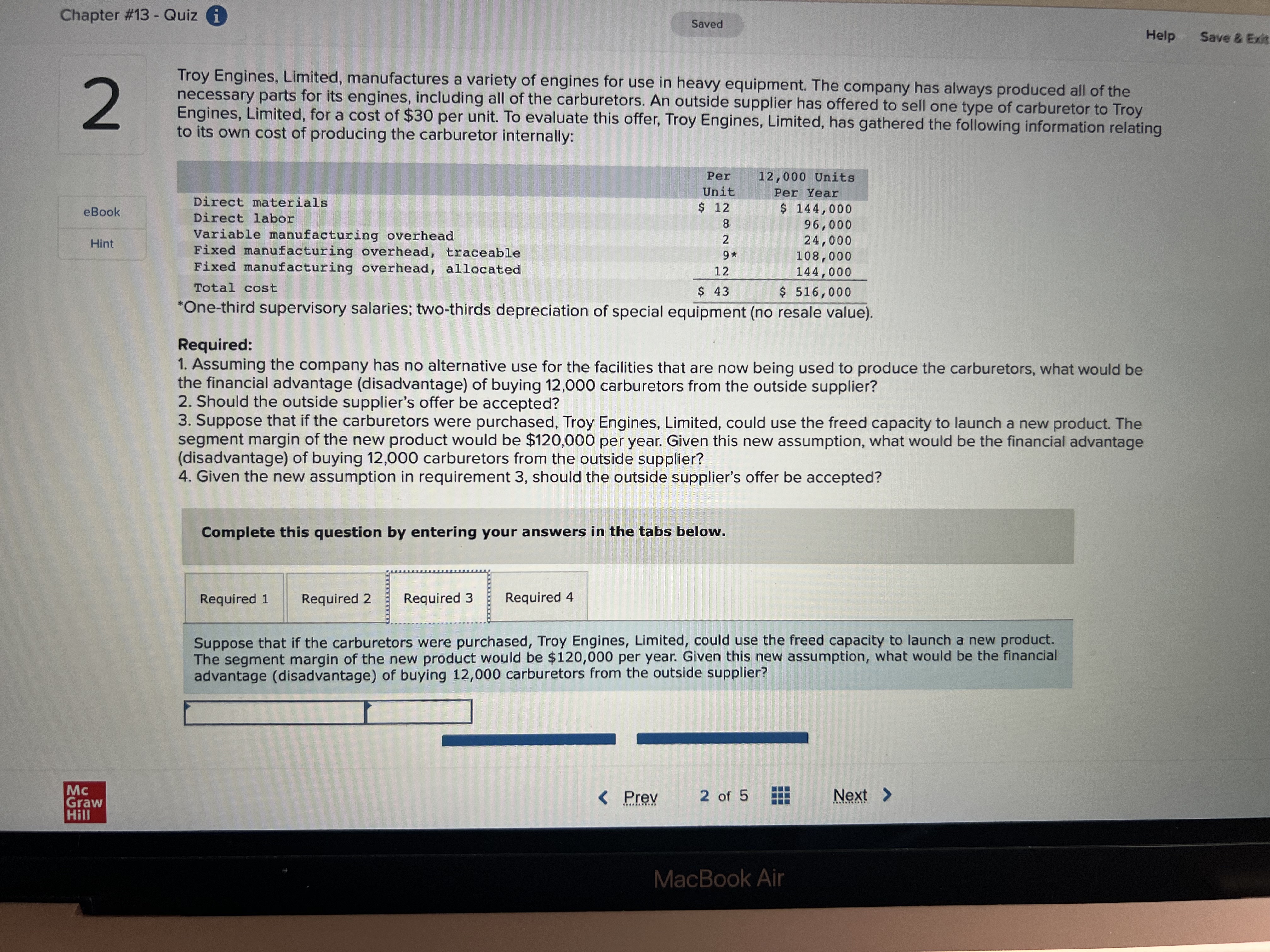 engines for use in heavy equipment. The company has always produced all