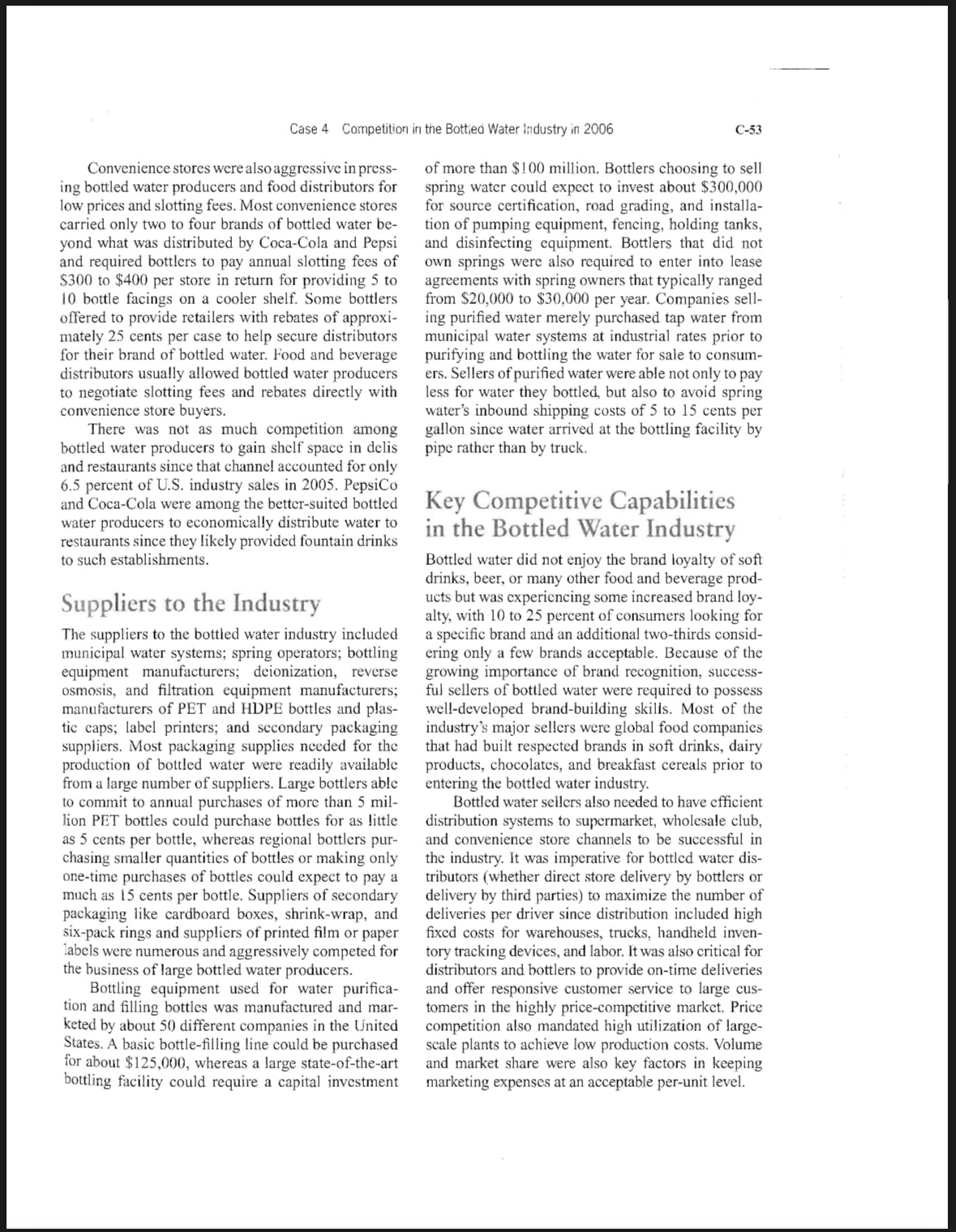 more than6 key success factors. Q John E. Gamble University of South