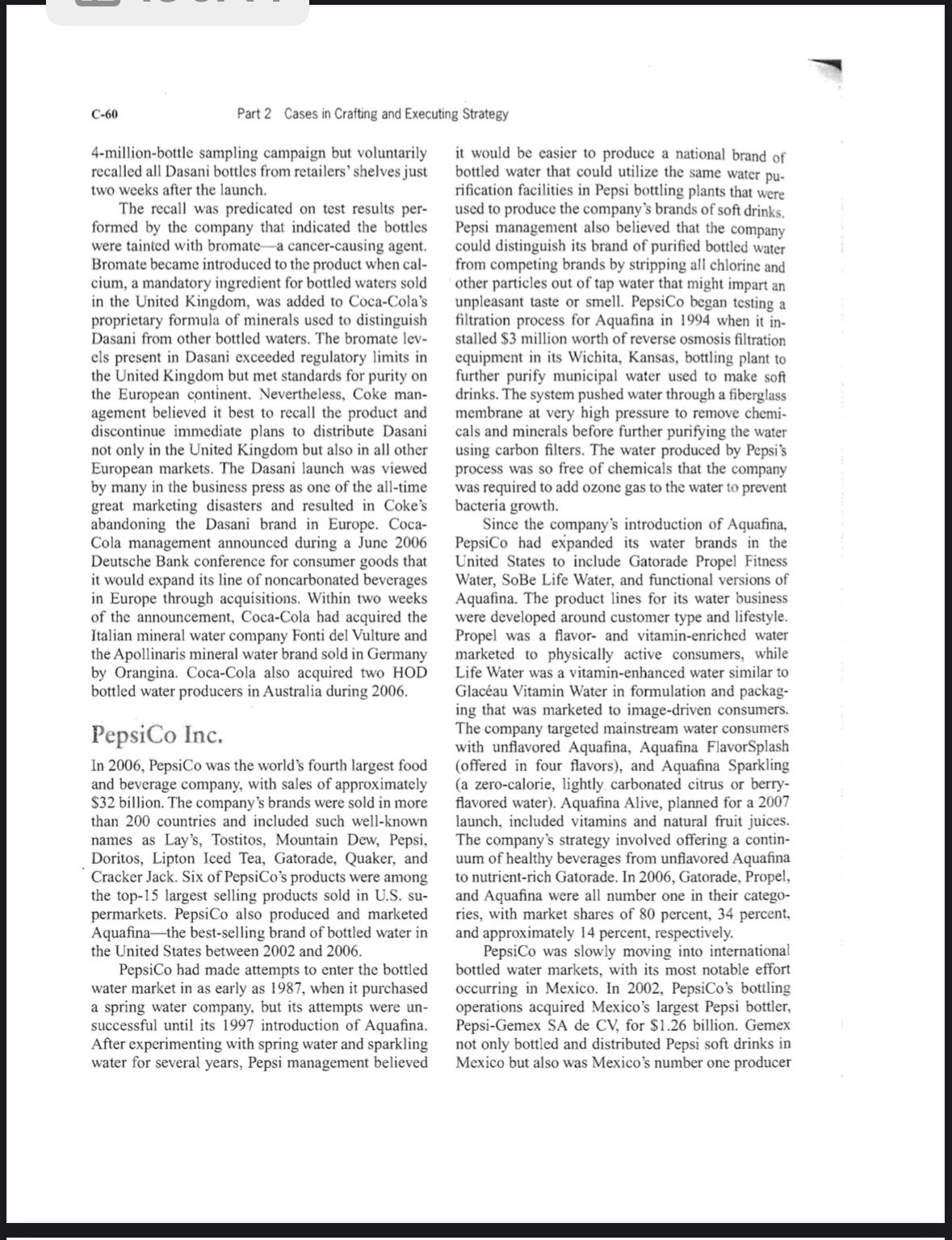 the mid-1990s bottled water had been some- what ofa novelty or prestige