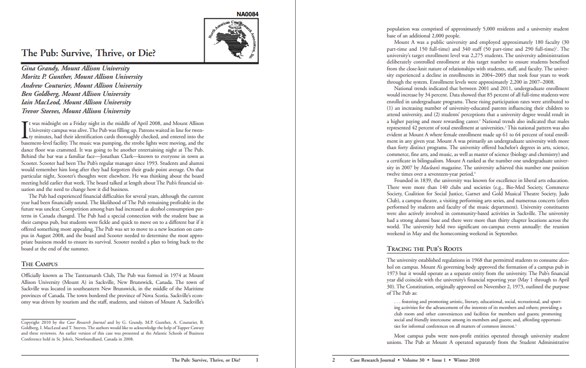 answer the following questions.1. Analyze The Pub's competitive environment and macroenvironment.2. Answer