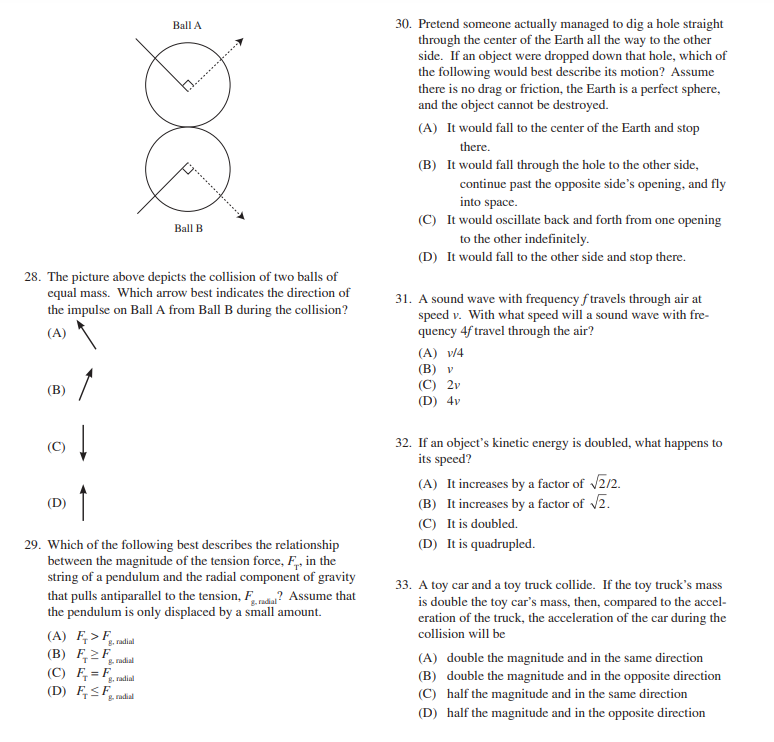 positive). Assume (D) that the mass of the object remains constant. (A)