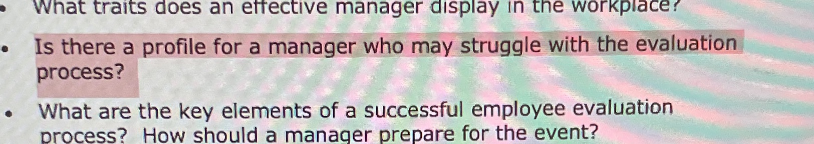  What traits does an effective manager display in the workplace? Is