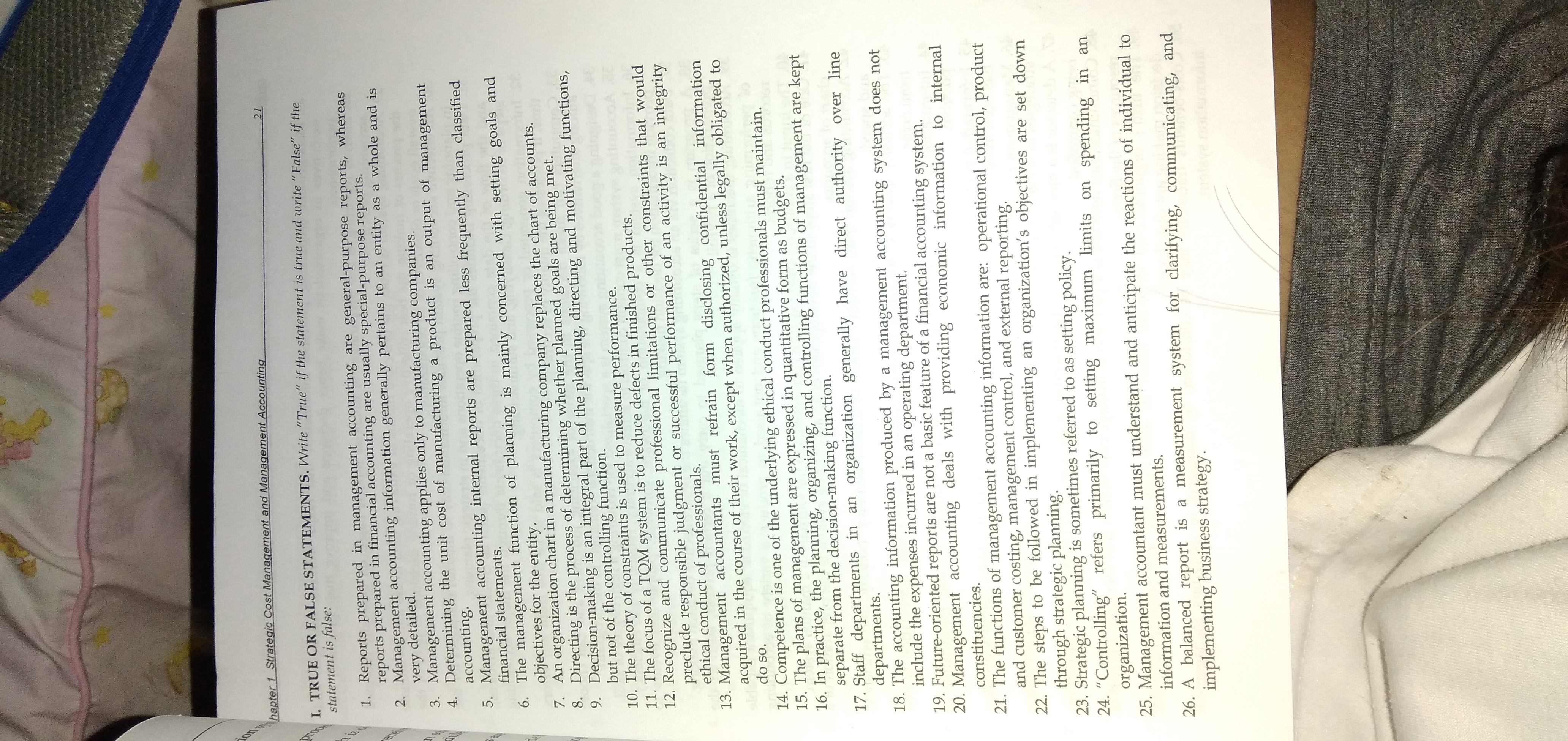 Pls answer this from the book Strategic Cost Management by Payongayong,Roque and