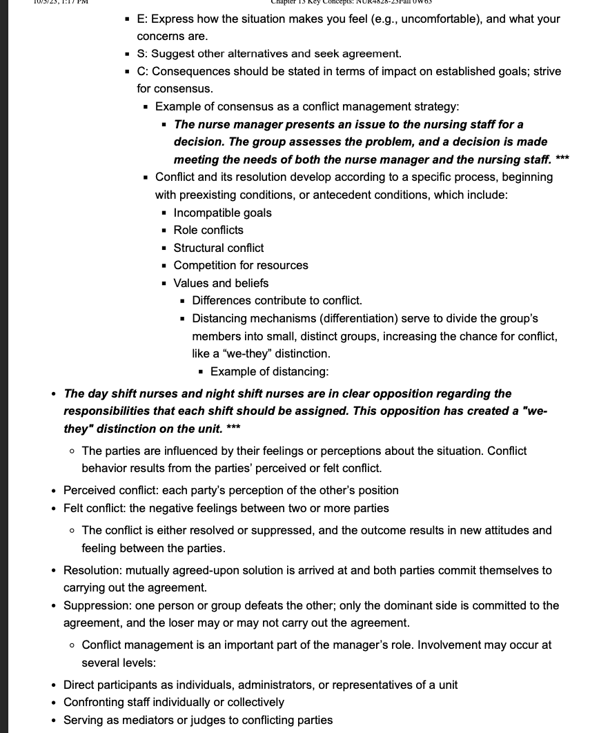 of real or perceived differences in mutually exclusive goals, values, ideas, attitudes,