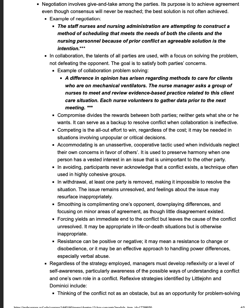 or more individuals (interpersonal conflict) - Example of intrapersonal conflict: . The