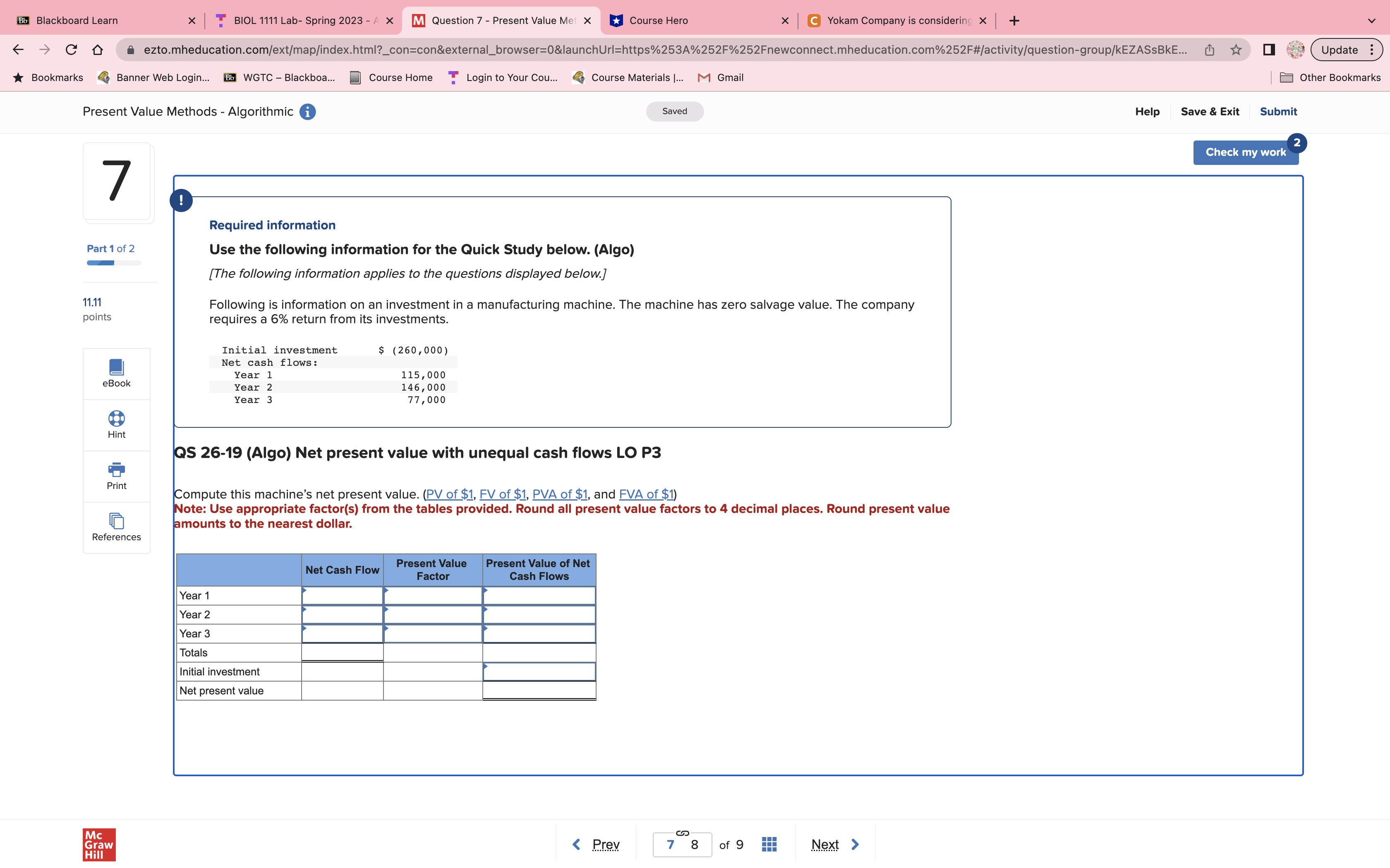 Bb Blackboard Learn X - BIOL 1111 Lab- Spring 2023 -