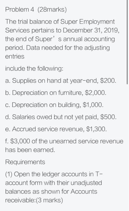 hello everyone pls need correct answer for problem 4 with all 5