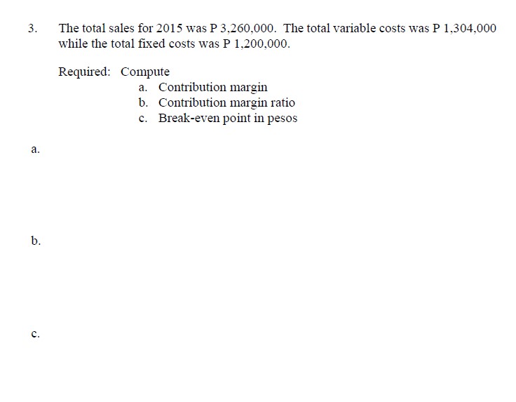 planning to market a new product. The company estimates that it can