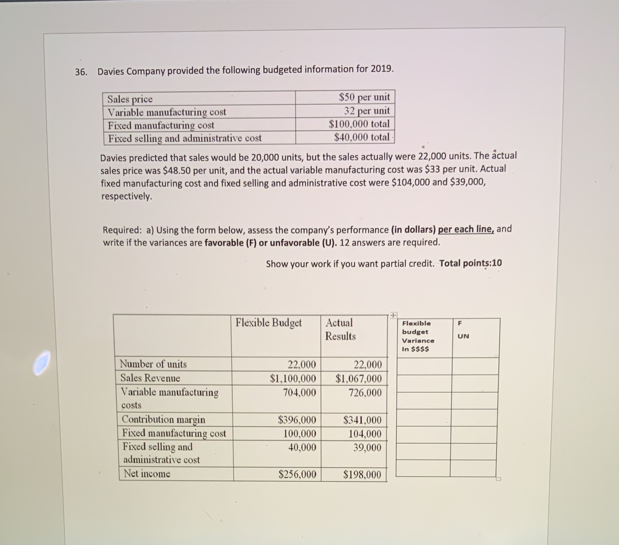 Please help and show work so I can understand , thank you