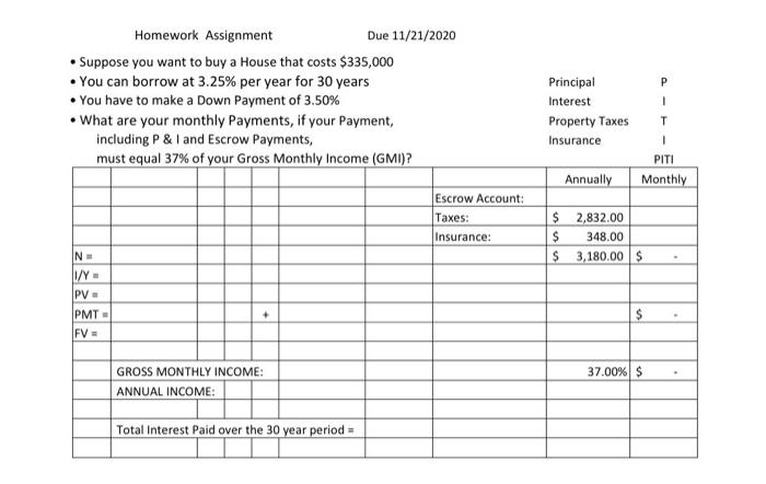 can you answer everything please P Homework Assignment Due 11/21/2020 Suppose you