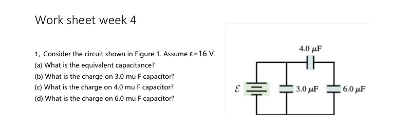 Work sheet week 4 1; Consider the circuit shown in Figure