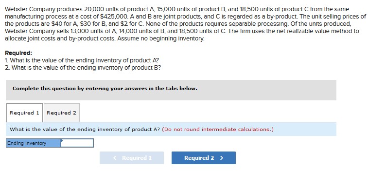 Stuck on this homework problem, do not know where to start Webster