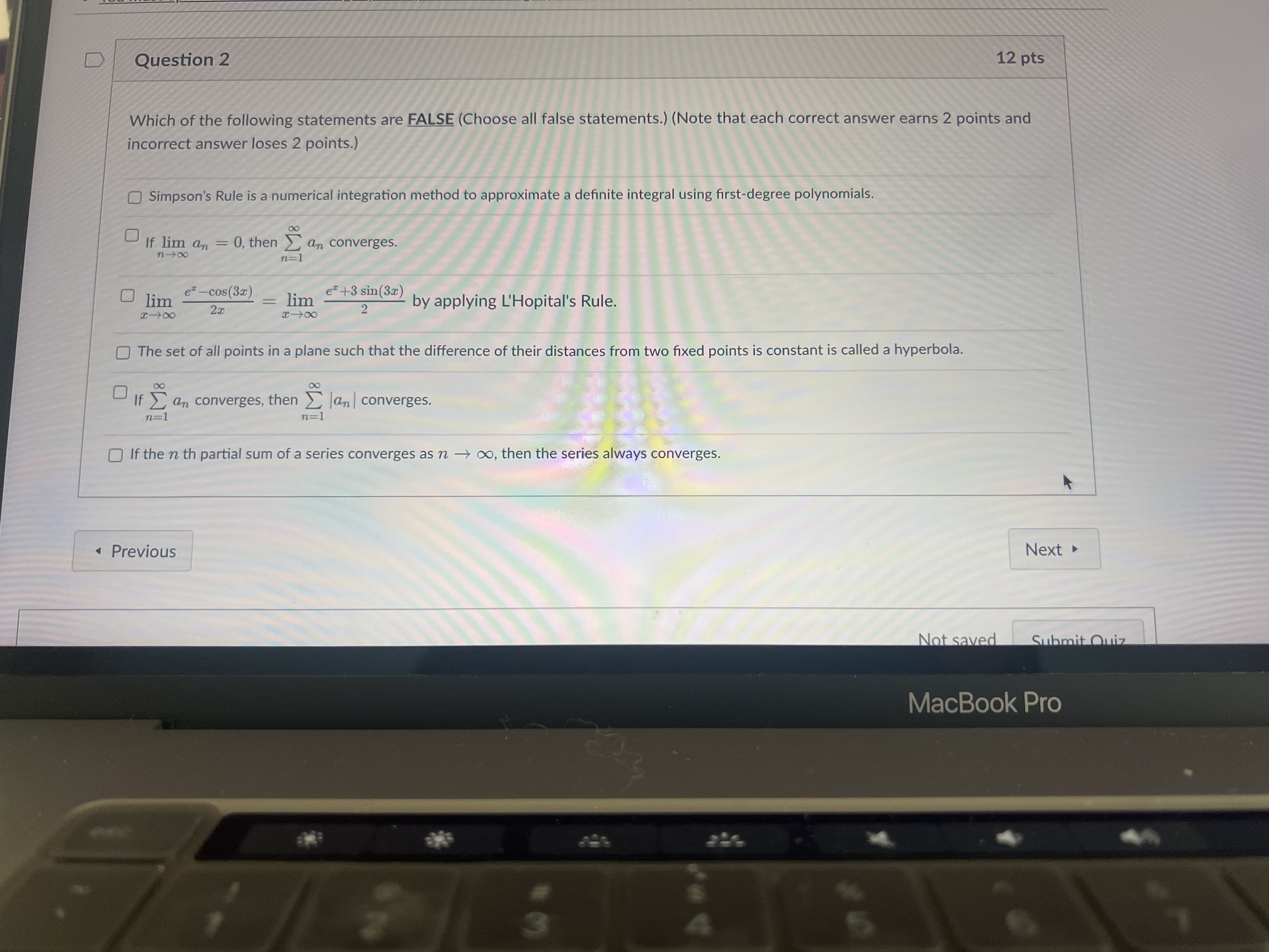 please help to answer the question. D Question 2 12 pts Which