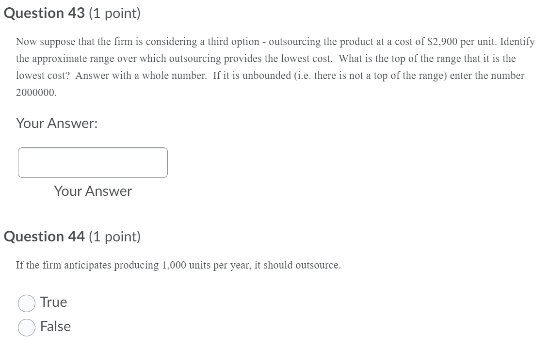 rst process is less capital-intensive, with xed costs of $200,000 per year